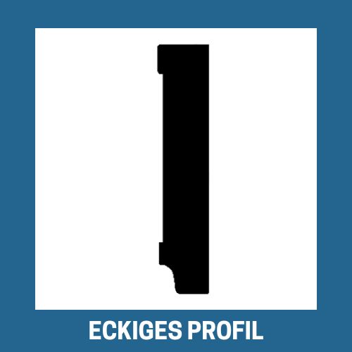 Eckiges Profil